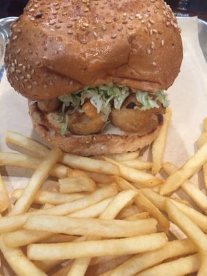 King Oyster Mushroom Sandwich at Craft Roots  in Morgan Hill