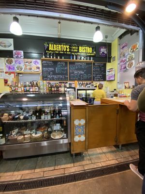   at Aberto's Cheese and Wine in New Orleans