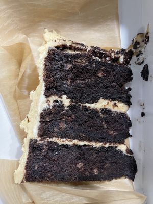 Salted Caramel chocolate cake OMG  at SweetArt in St Louis