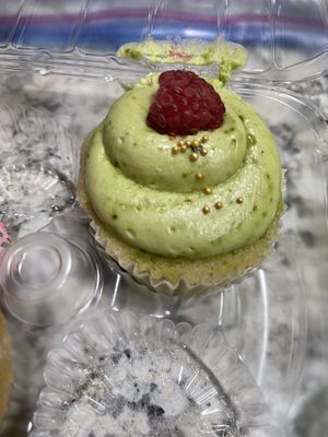 Raspberry matcha   at SweetArt in St Louis