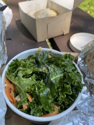 Kale salad  at SweetArt in St Louis