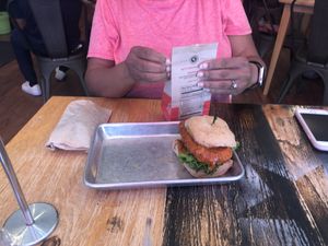 The Zora Neal Hurston Buffalo Chiken Sandwich   at SweetArt in St Louis