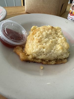 Biscuit and jam #Veganuary at SweetArt in St Louis