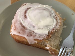 Big mamas cinnamon roll   at SweetArt in St Louis