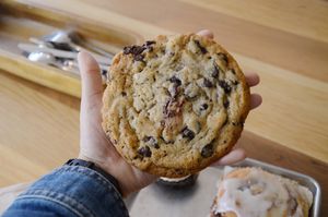 Cookie (can’t remember which one) but it’s a chocolate chip sea salt  at SweetArt in St Louis