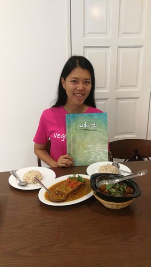 - San Bei Monkeyhead Mushrooms (small) RM21
- Petai Tofu (small) RM18
- 2 brown rice RM6
 at Xin Xiang Yi Wei 心香一味 in Kepong