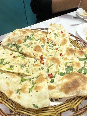 Chili bread   at Ziafat in Kowloon