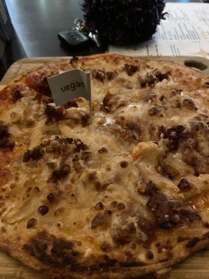 Vegan meat lovers  at Golden Point Hotel in Ballarat