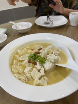 White fungus & Tofu Broth   at Dar Soo Vegetarian 大素無方 in Kuala Lumpur