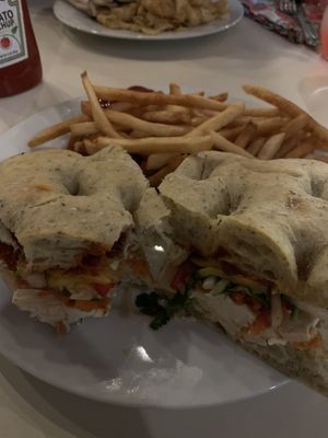 Tofu bahn mi  at Lompoc Cafe in Bar Harbor