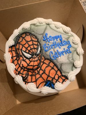 Vegan birthday cake! at Janet's Cakes & Catering in Bloomington