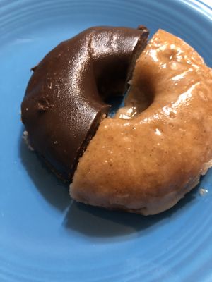 Vegan donuts! at Janet's Cakes & Catering in Bloomington