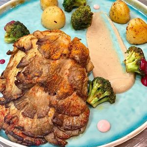 mushroom steak at Fenkhel Fennel in Kyiv