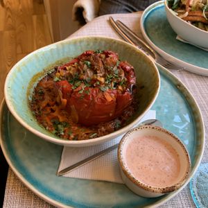 stuffed bell pepper  at Fenkhel Fennel in Kyiv