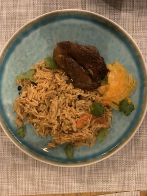 Vegan pilaf  at Fenkhel Fennel in Kyiv