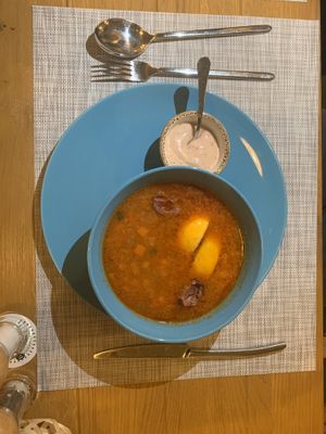 Solyanka soup  at Fenkhel Fennel in Kyiv