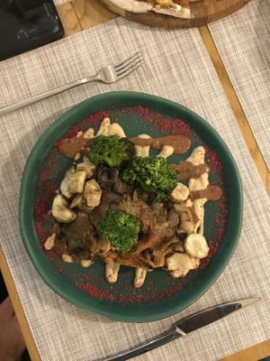 Mushroom steak  at Fenkhel Fennel in Kyiv