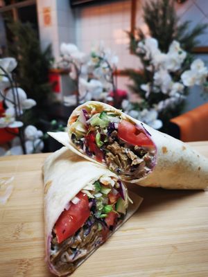 Seitan kebabs at Kingfisher in East London