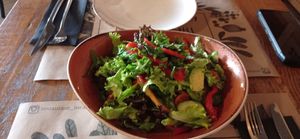 Vegan salad option , very expensive not really worth it at Incanto  in Burgas