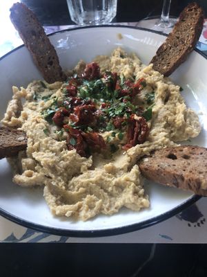 Hummus at Incanto  in Burgas