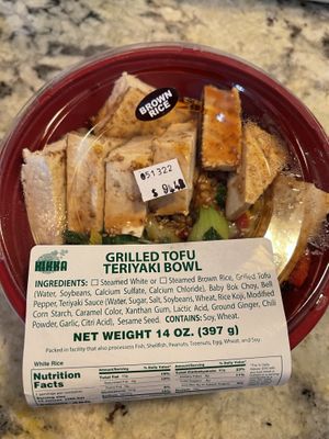 tofu bowl   at Whole Foods Market - University Ave in San Diego