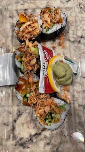 savory cucumber avocado roll  at Whole Foods Market - University Ave in San Diego