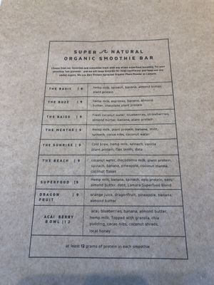 Smoothies  at Lamara Coffee and Kitchen in New Orleans