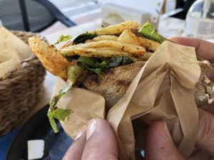 Gyros at Let's Vegan in Crete