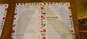 Menu at Let's Vegan in Crete