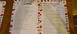 Menu at Let's Vegan in Crete