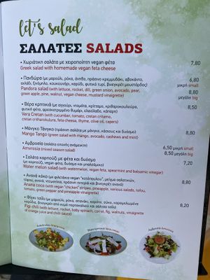 Salads  at Let's Vegan in Crete