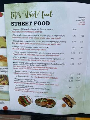 Street Food at Let's Vegan in Crete