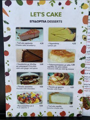 Cakes  at Let's Vegan in Crete
