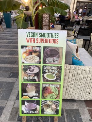 Smoothies with Superfoods  at Let's Vegan in Crete