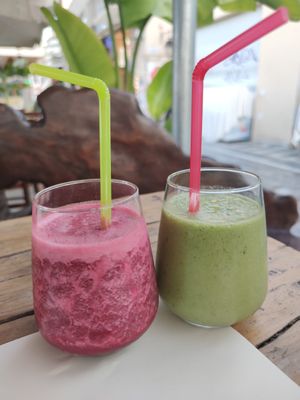 Smoothies at Let's Vegan in Crete