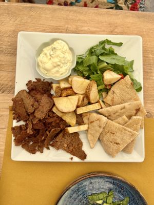 Gyro  at Let's Vegan in Crete