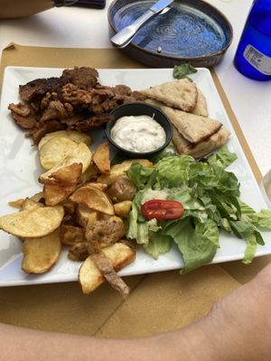Veganes Gyros  at Let's Vegan in Crete