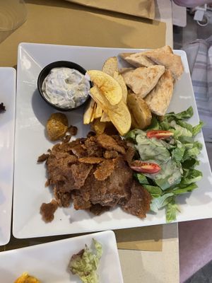 Vegan gyros  at Let's Vegan in Crete