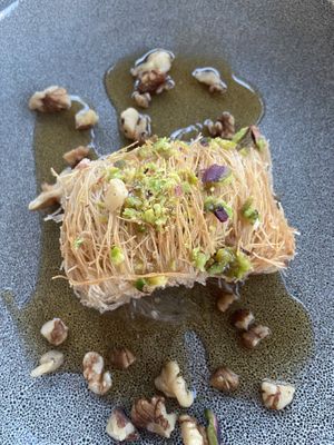 Greet desert  at Let's Vegan in Crete