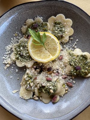 Ravioli  at Let's Vegan in Crete
