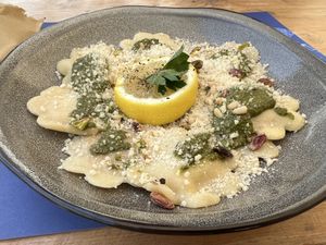 ravioli  at Let's Vegan in Crete