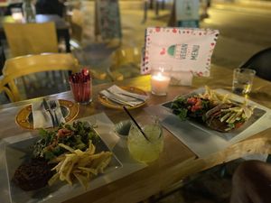 Dinner  at Let's Vegan in Crete