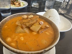 Massaman curry with tofu   at Udom Thai in Centennial