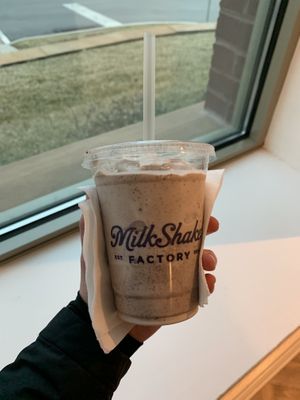 Oreo milkshake vegan   at The Milkshake Factory in Pittsburgh