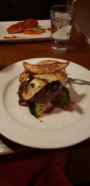 Salisbury steak at Filomena in Clementon