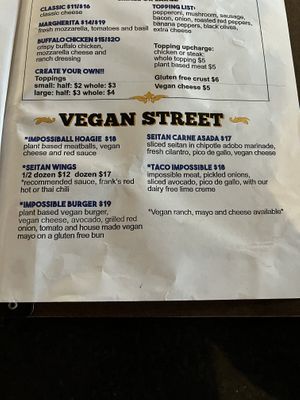 Menu shot, 7-16-23  at Mountaineer Tap House in Morgantown