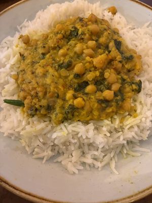 Dhal curry  at The Blueberry Tearooms in Donegal