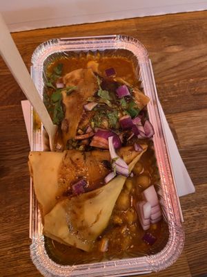   at Indian feast in Norwich