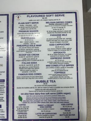   at Mile and a Quarter Ice Cream in Kingston