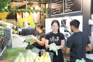 Our amazing team! at Fresh Juice Bar in Danbury